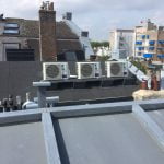 Hotel airco installatie dak