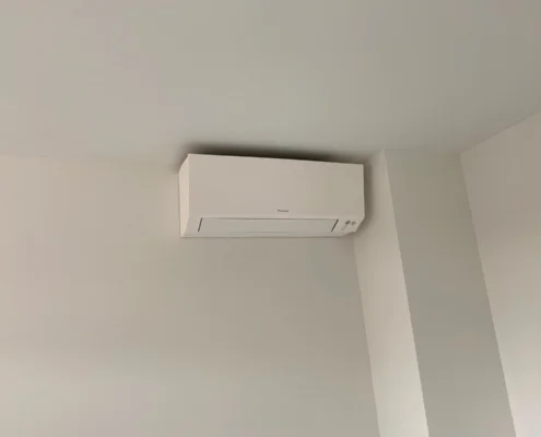 Plaatsing wandmodel airco in woning